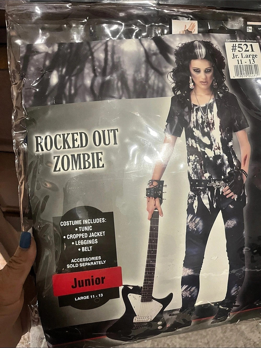 California Costume Collections, Inc. Rocked Out Zombie. Zombie Costume Junior